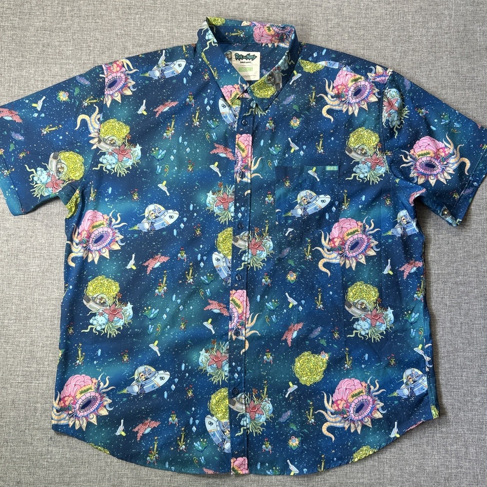 RSVLTS 3XL Rick & Morty Adventures With Grandpa Kunuflex KUNU Adult Swim